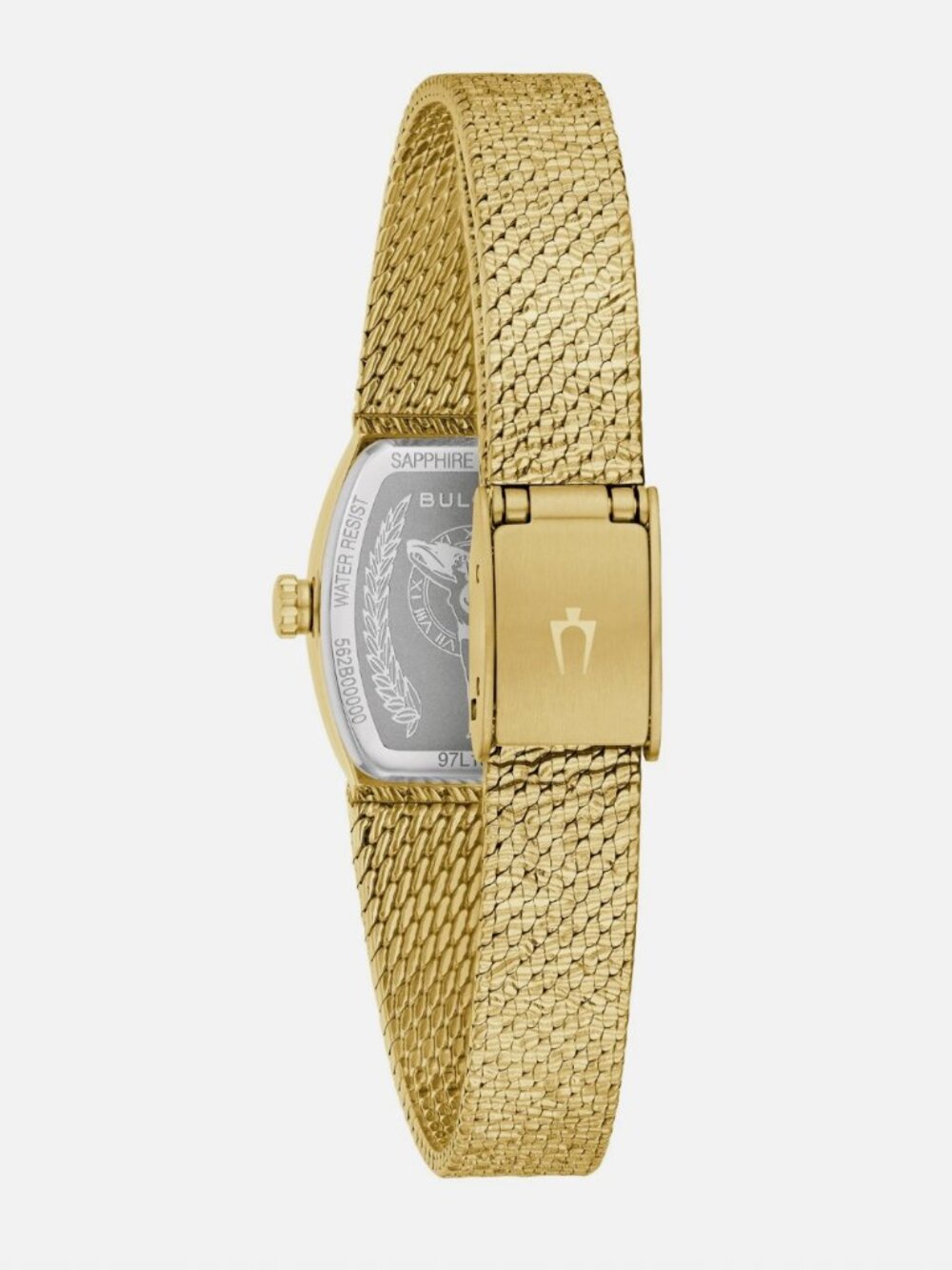 Bulova Women's 17mm Gold Watch Green Dial Watch - Picture 3 of 4